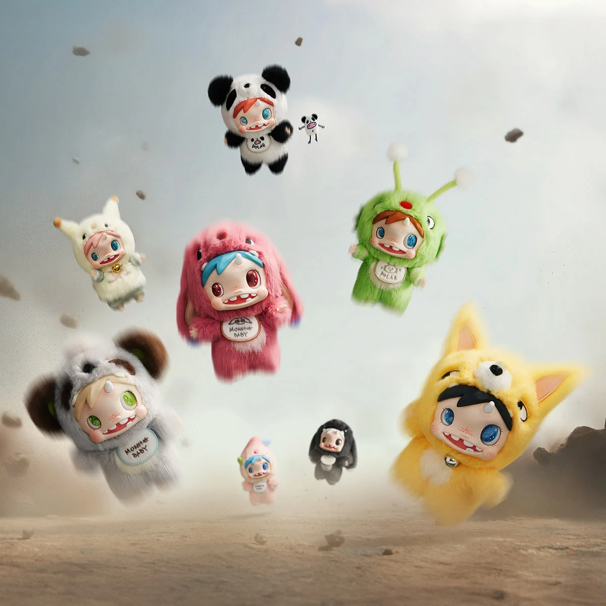 POLAR Monster Baby Collectionシリーズぬいぐるみ Polar Monster Baby Collection Series Plush Pendant Ver.1